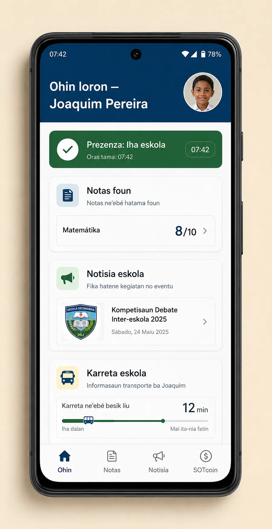 Parent app